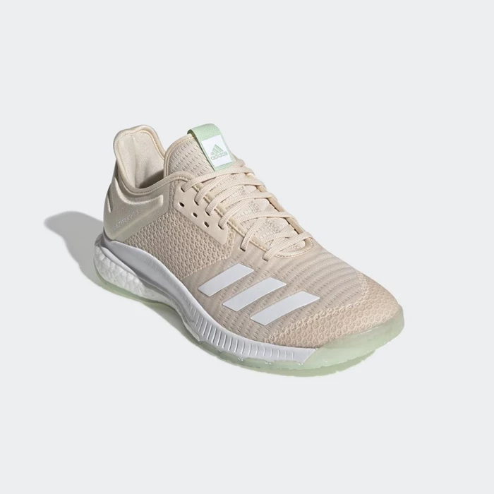 Zapatos De Voleibol Adidas Crazyflight X 3 Mujer Beige | 74QUIGLJ