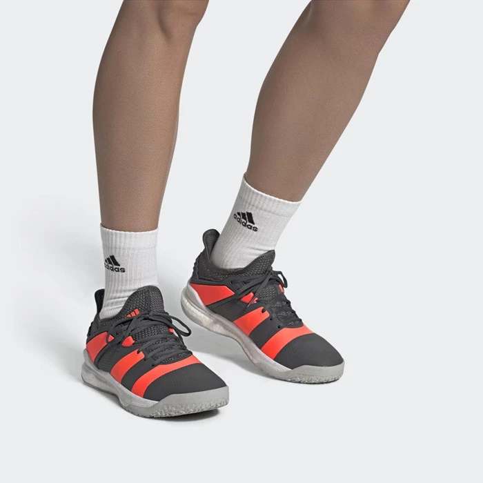 Zapatos De Voleibol Adidas Stabil X Hombre Gris | 69JEUAHV